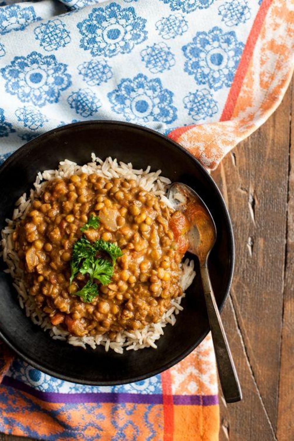 Slow Cooker Masala Lentils.