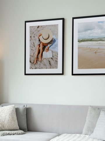 canvaspop framed prints 18x124 beach