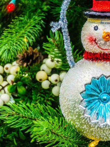 DIY Snowman Ornaments