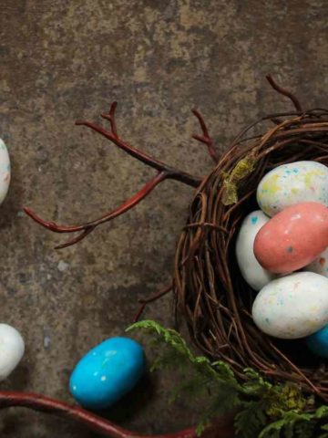 Fake Easter Egg Decorating