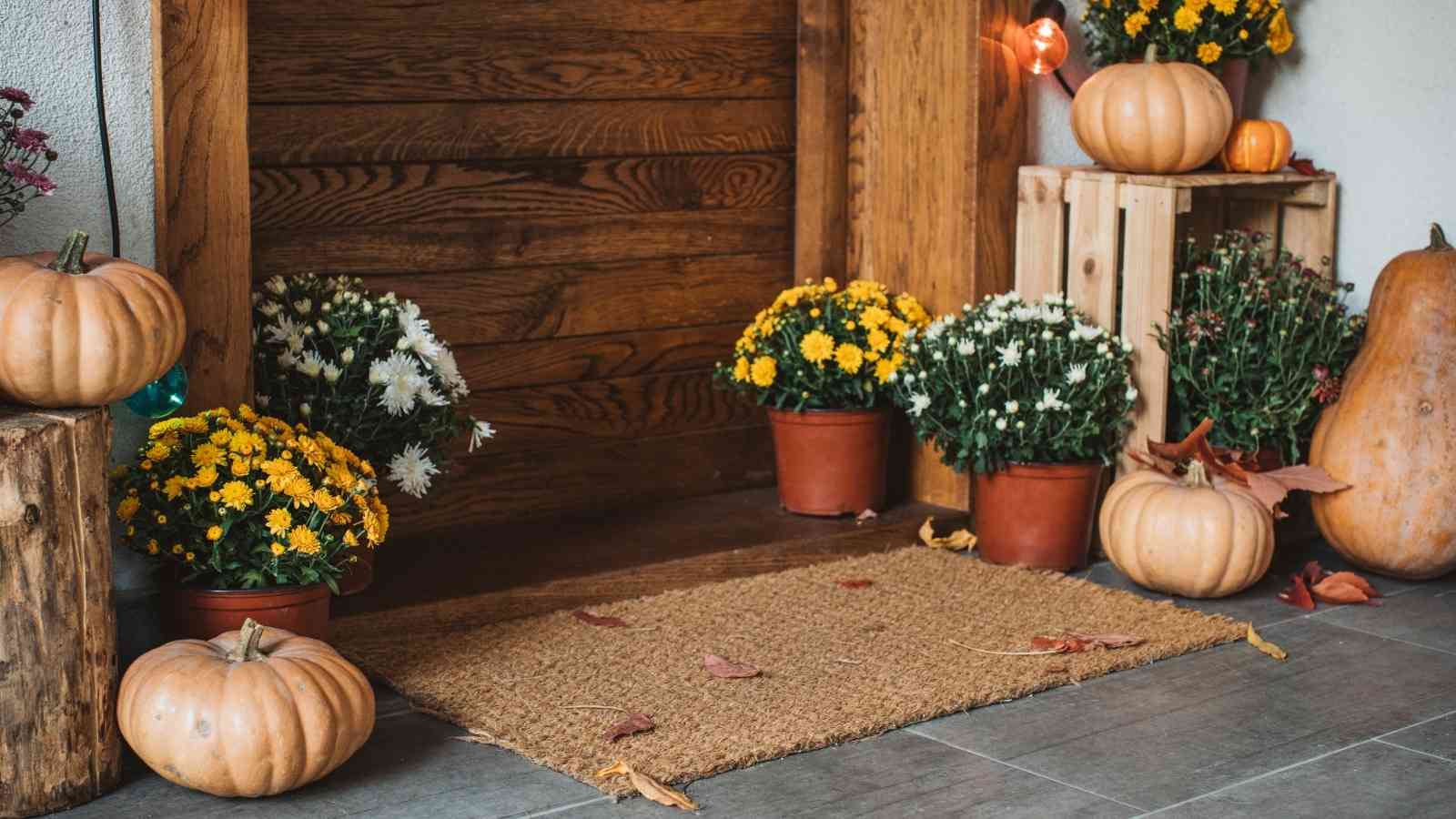 Halloween door décor