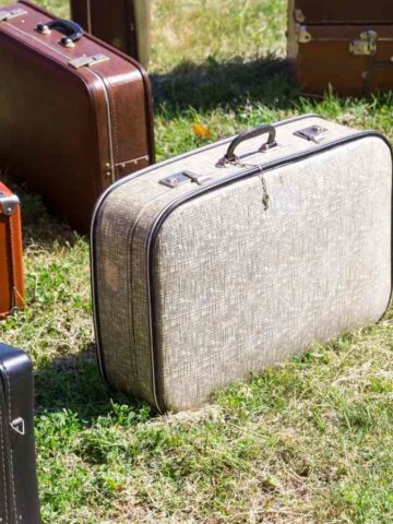 Re Using Old Suitcases