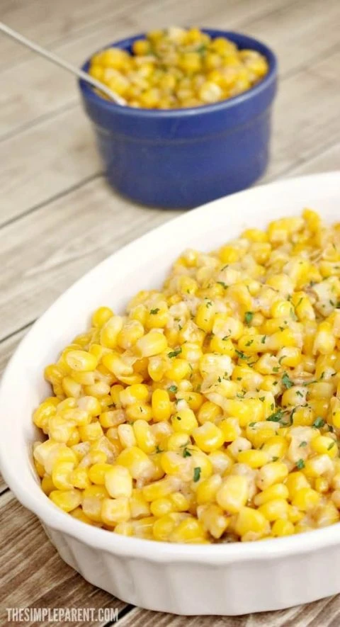 5 Ingredient Parmesan Garlic Butter Corn