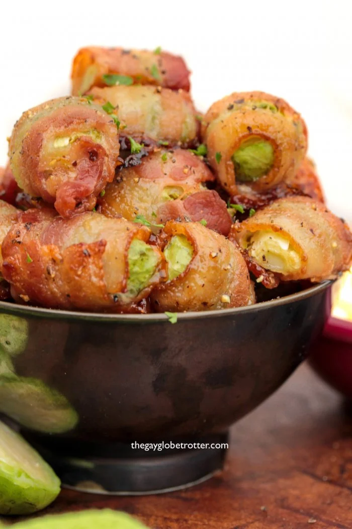 33 Best Toothpick Appetizers for a Party on a Budget 26 Bacon Wrapped Brussels Sprouts