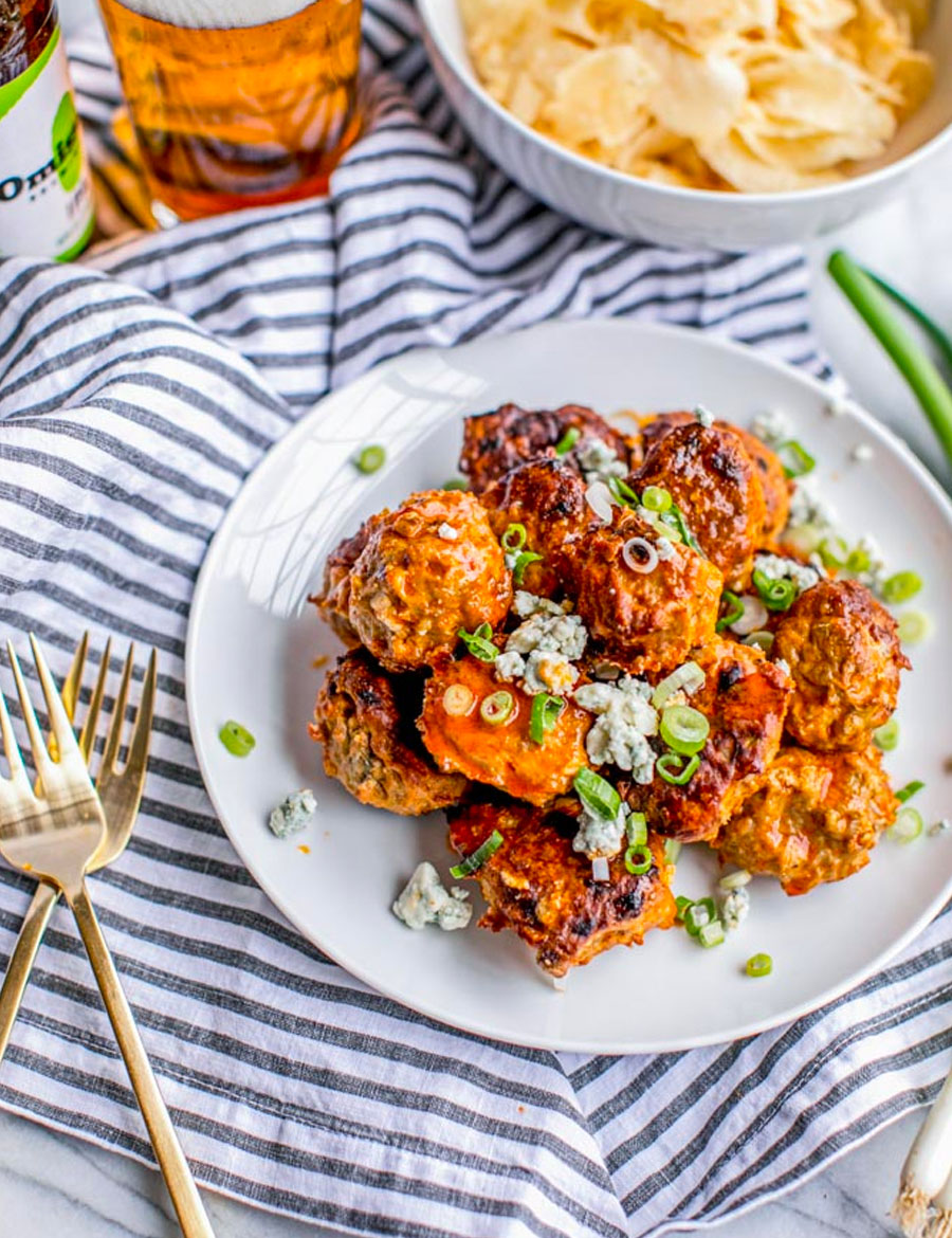 Buffalo Chicken Meatballs