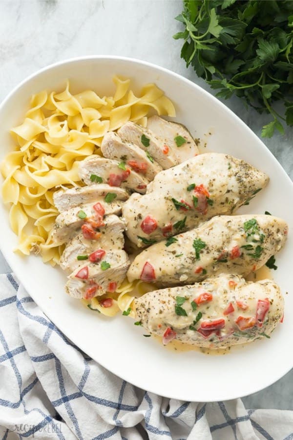 CREAMY ITALIAN INSTANT POT CHICKEN BREASTS
