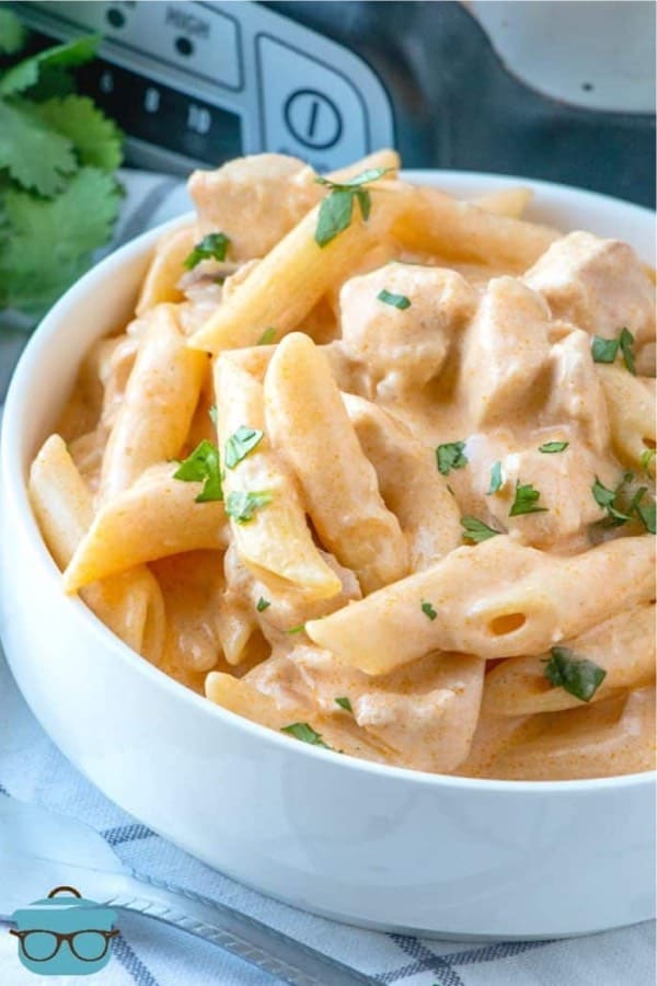 CROCK POT BUFFALO CHICKEN PASTA RECIPE
