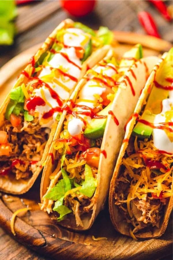 26 Healthy Summer CrockPot Recipes & Ideas To Make 6 CROCKPOT CHICKEN TACOS