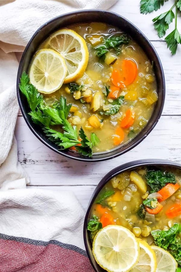 CROCKPOT VEGAN LENTIL SOUP RECIPE
