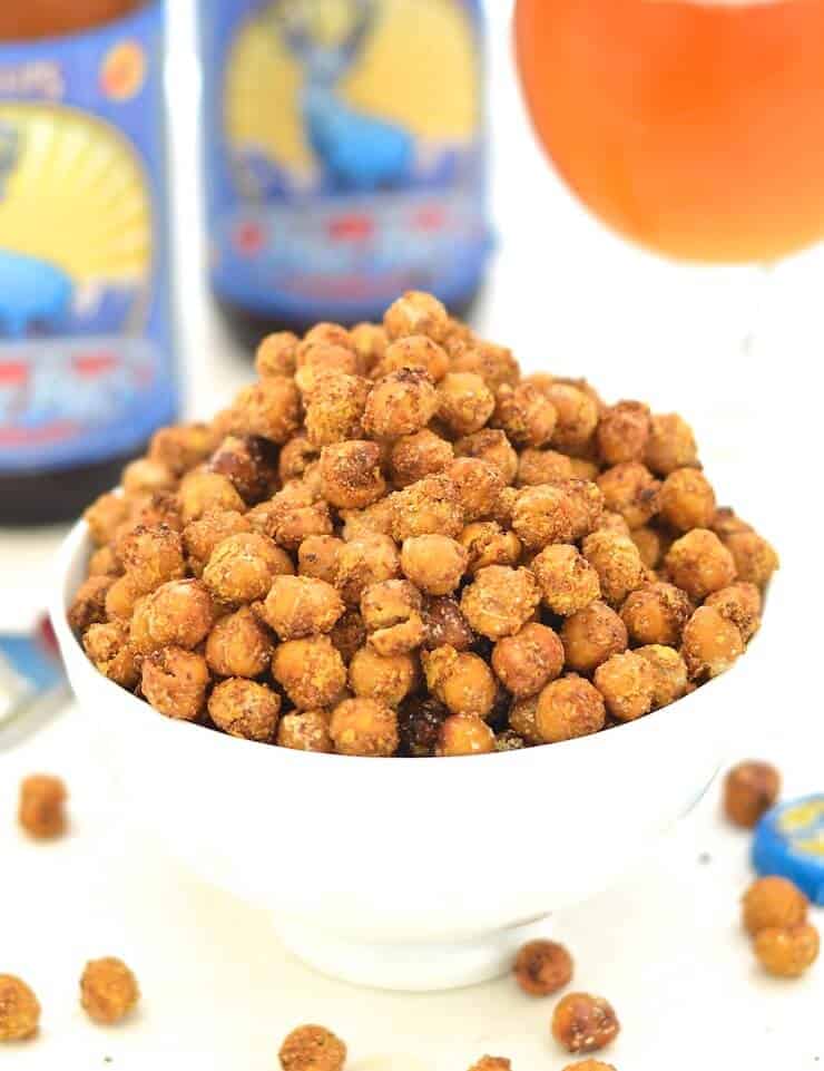 Cheese & Onion Crispy Roasted Chickpeas