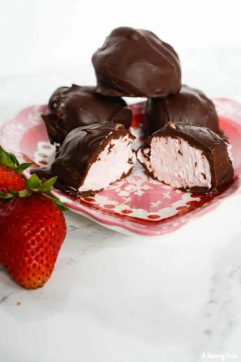 Chocolate Covered Strawberry Truffles