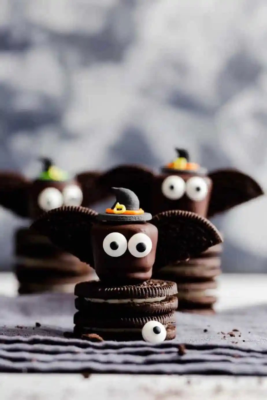 Chocolate Marshmallow Halloween Bats