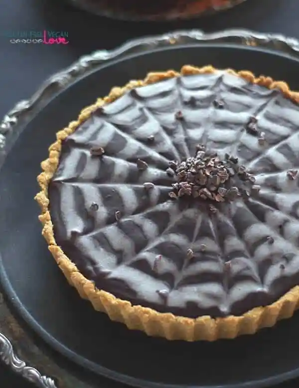 Chocolate Pumpkin Tart (GF, Paleo, Vegan)