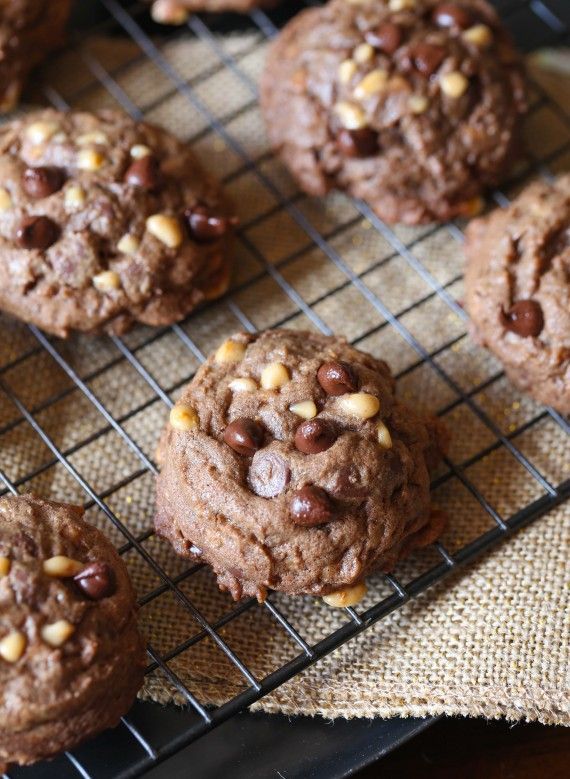 Chocolate Toffee Cookies