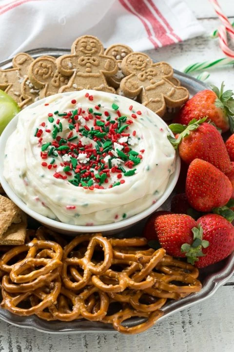 Christmas Cookie Dough Dip