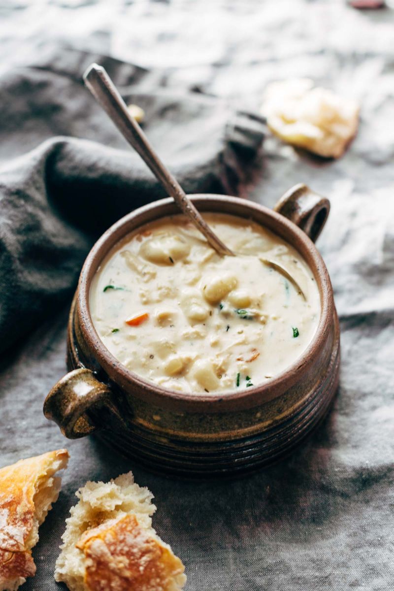 Crockpot Chicken Gnocci Soup