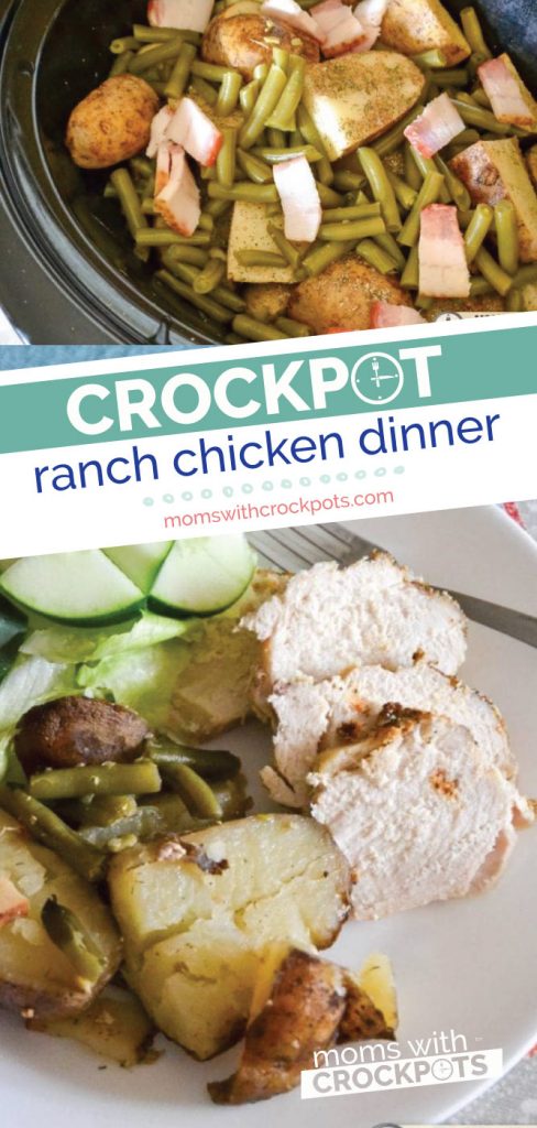 Crockpot Ranch Chicken Dinner
