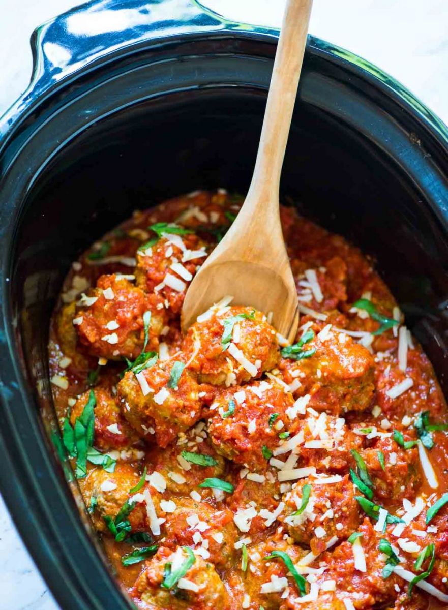 Crockpot Turkey Meatballs