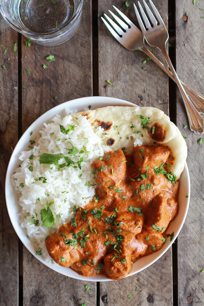 Easy Healthier Crockpot Butter Chicken