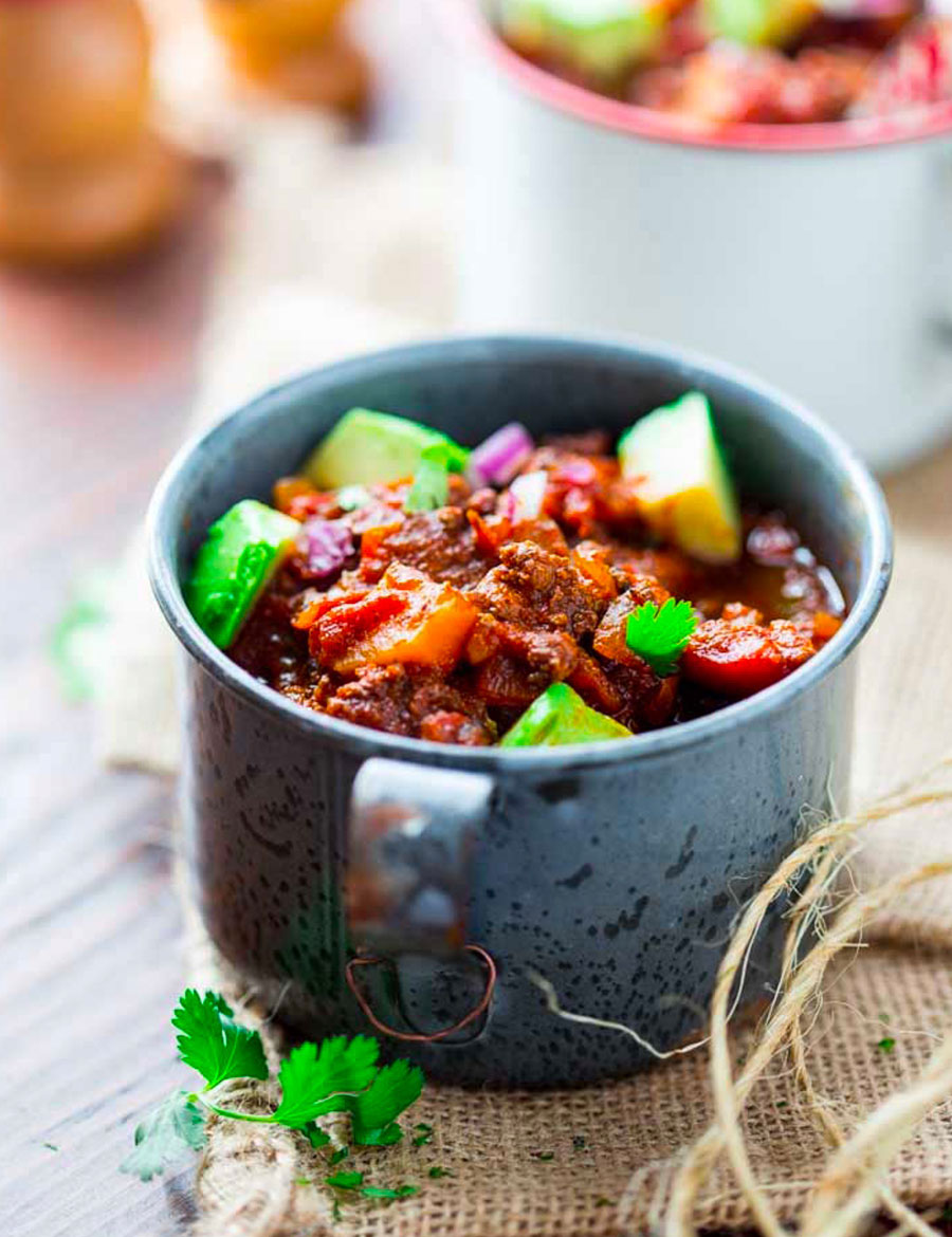 Easy Slow Cooker Paleo Beef Chili