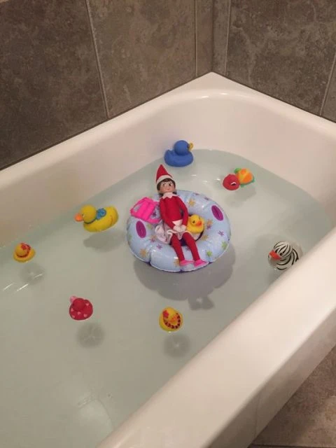 Elf In The Bath