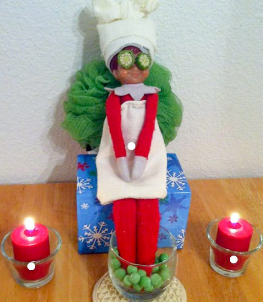 Elf on the Shelf needs a little quiet time