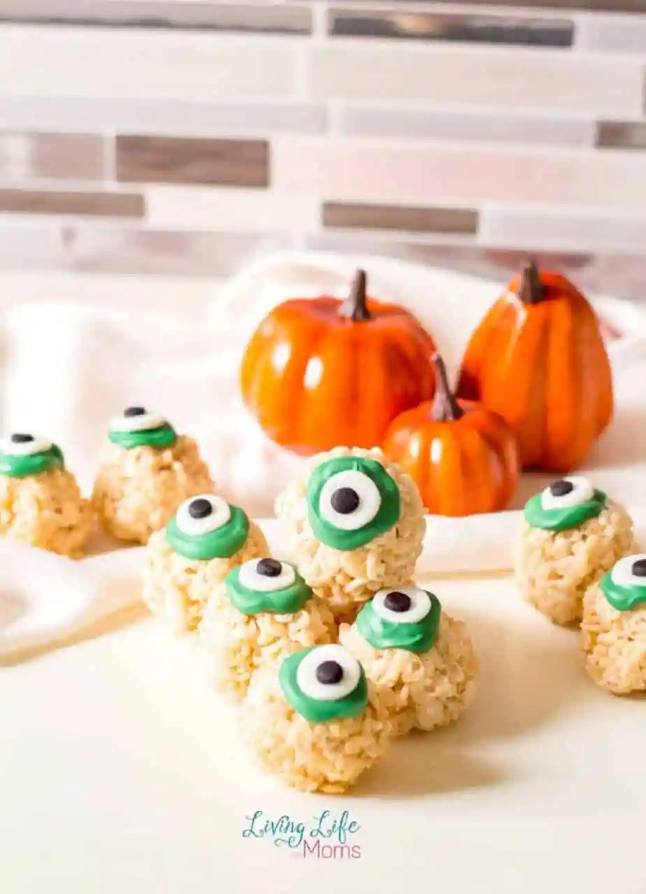 Eyeball Rice Krispie Treats