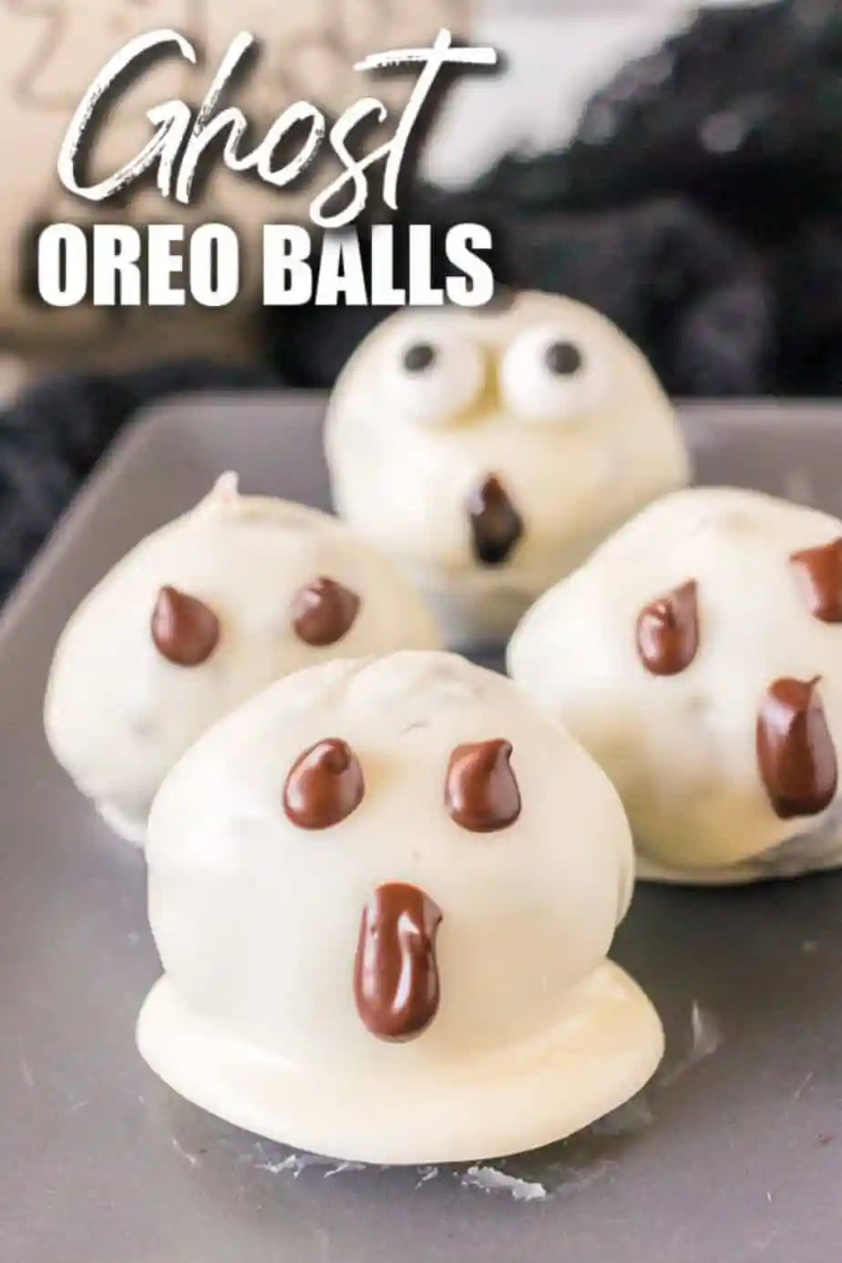 Ghost Oreo Balls