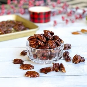 Glazed Holiday Pecans