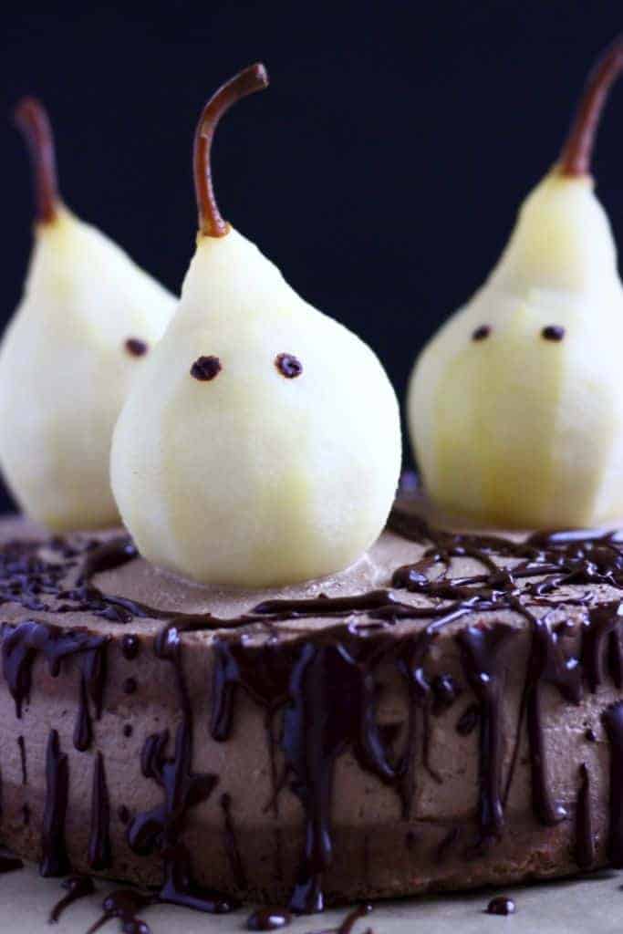 Gluten-Free Vegan Halloween Ghost Cake