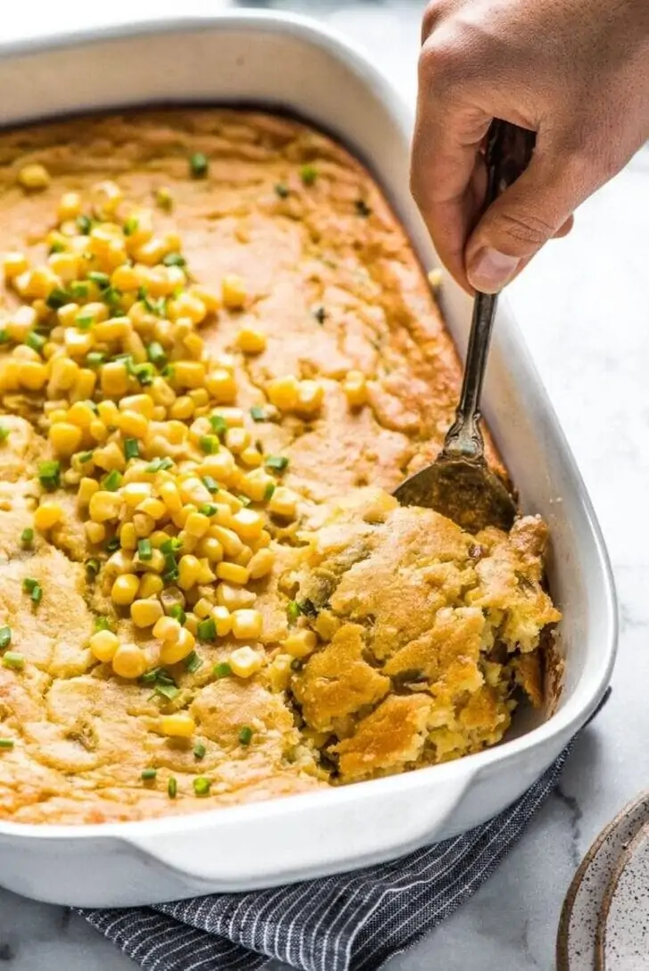 Green Chile Corn Casserole