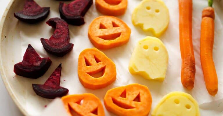 Halloween Roasted Veggies