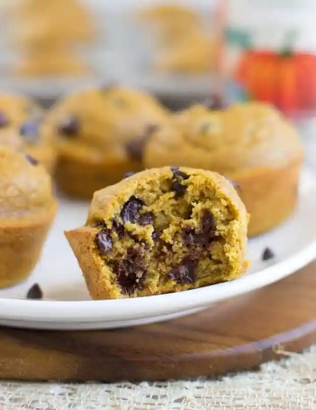 Healthy Flourless Pumpkin Muffins