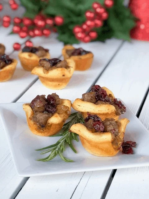 Holiday Stuffing Biscuit Cups