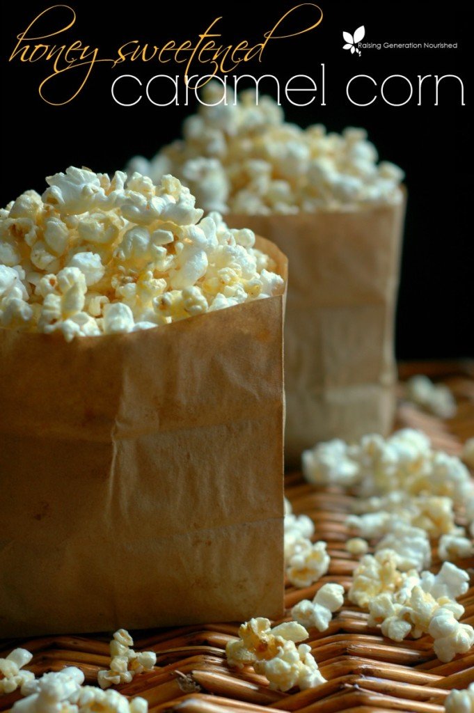 Honey Sweetened Caramel Corn