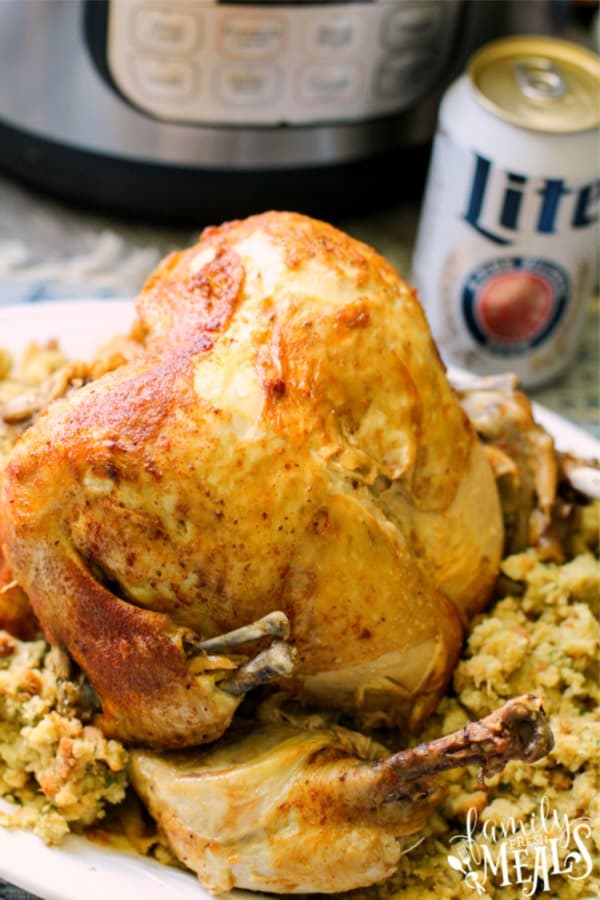 INSTANT POT BEER CAN CHICKEN
