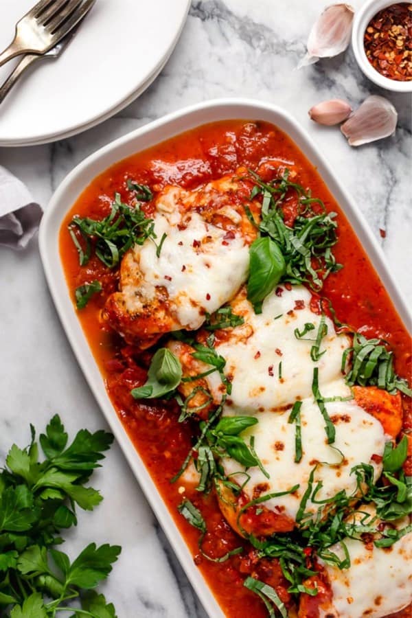 INSTANT POT CHICKEN PARMESAN
