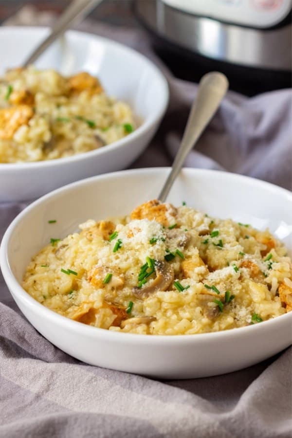 INSTANT POT CHICKEN RISOTTO
