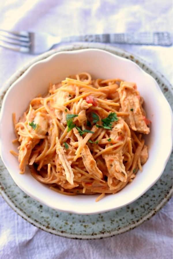 INSTANT POT CHICKEN SPAGHETTI
