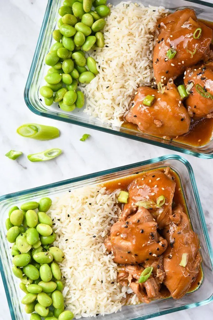 Instant Pot Chicken Yakitori Meal Prep