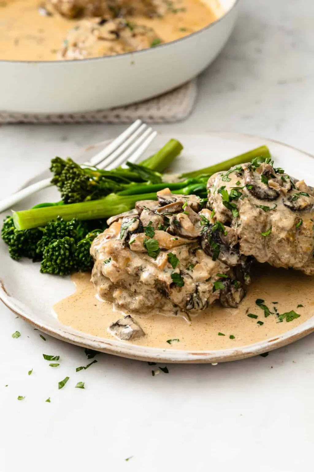 Keto Beef Stroganoff Burgers