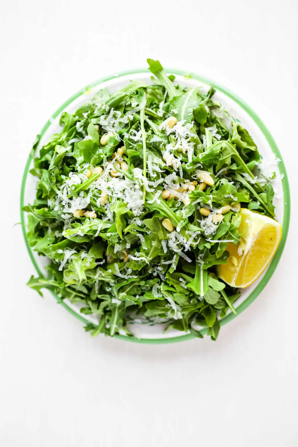 Lemon Arugula Salad with Pine Nuts