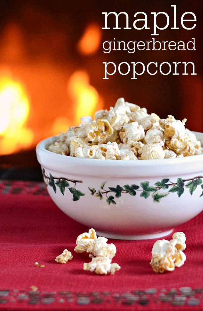 Maple Gingerbread Popcorn