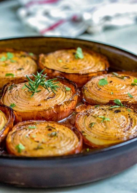 Marinated Slow Roasted Onions