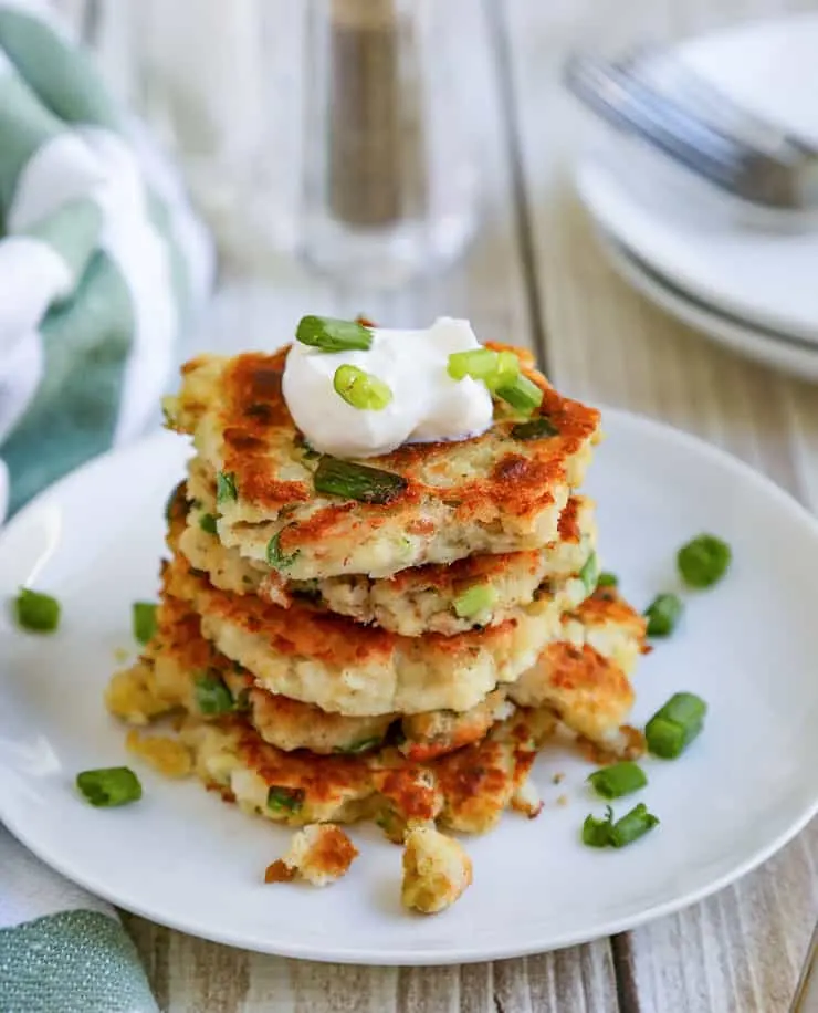 Mashed Potato Stuffing Cakes