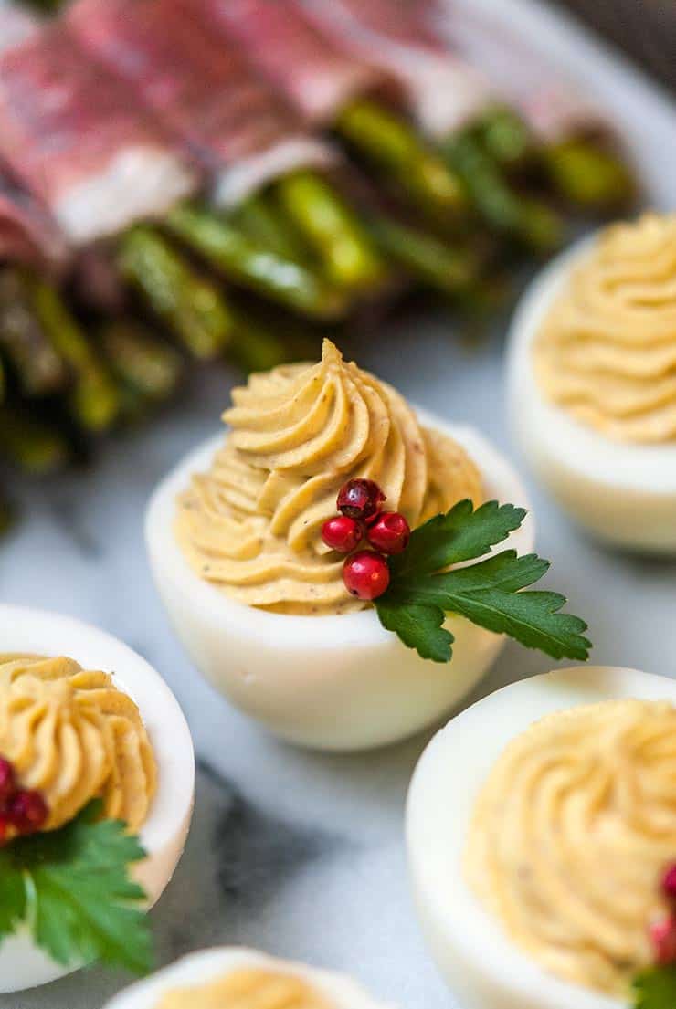 Merry Christmas Deviled Eggs