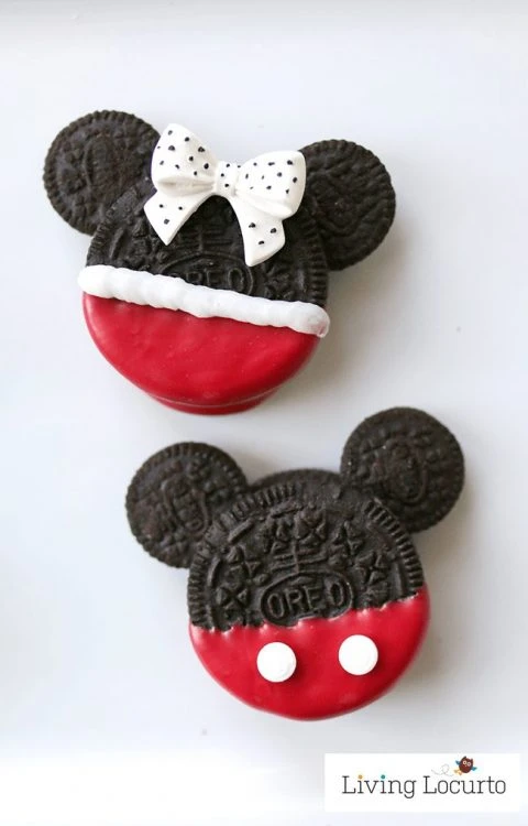 Mickey & Minnie Mouse Christmas Cookies