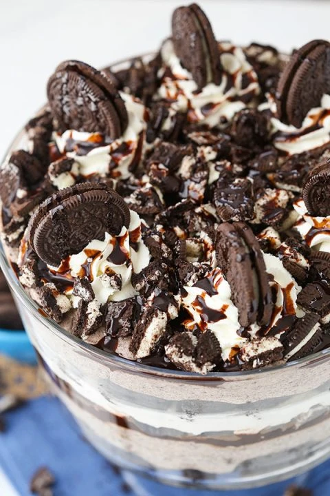 Oreo Cheesecake Brownie Trifle