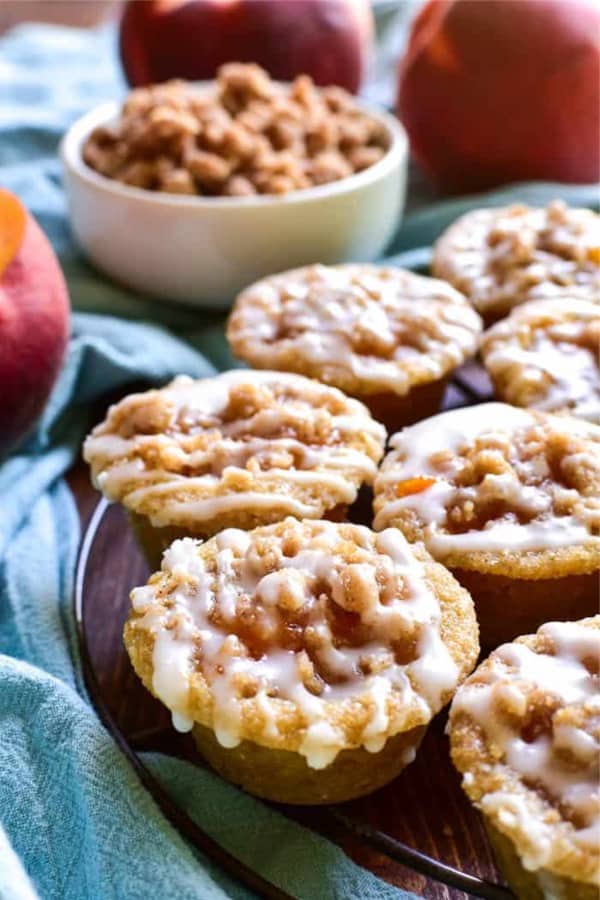 PEACH COBBLER COOKIE CUPS