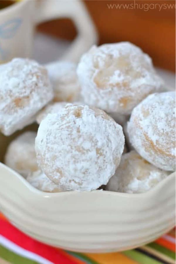 POWDERED SUGAR DONUT HOLES
